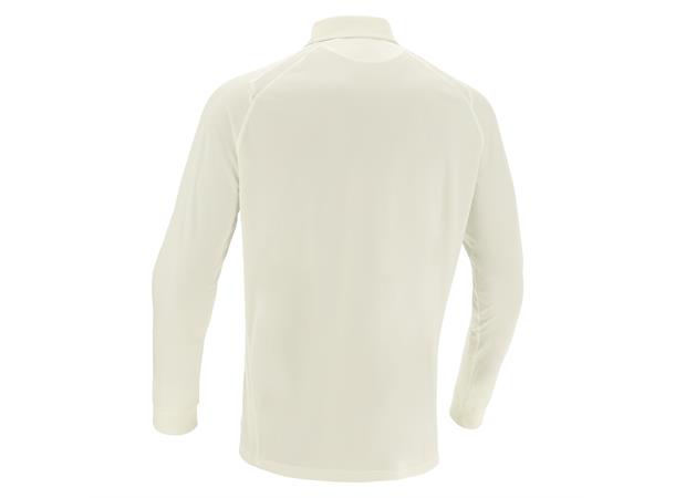 Hutton Shirt LS OFFWHT 4XS Teknisk langarmet poloskjorte 